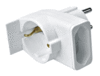Kombi-Duplex-Stecker 3742, weiß