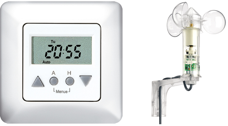 Wind-Sonnen-Zeitautomatik WISO Timer Control 50 D im Set