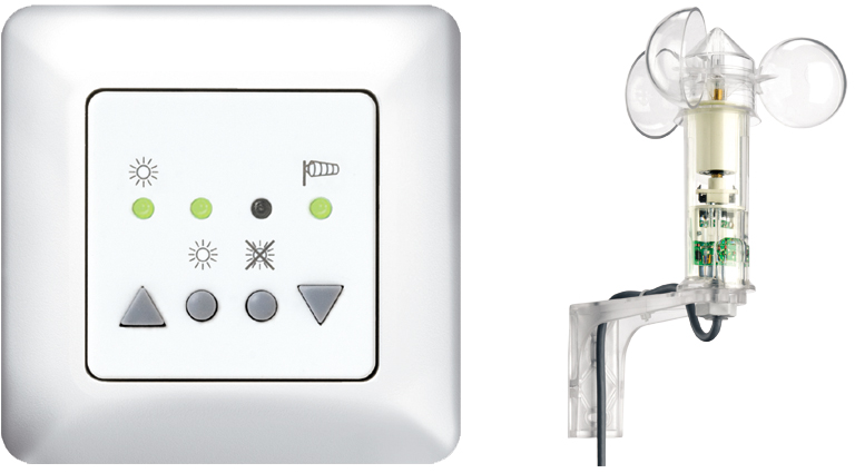 Wind-Sonnenautomatik WISO Control 50 im Set